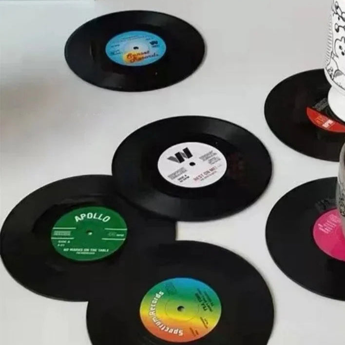 Vinyl Coaster Stack of 6